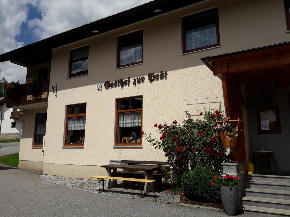 Gasthof - Pension zur Post Achslach Exterior foto